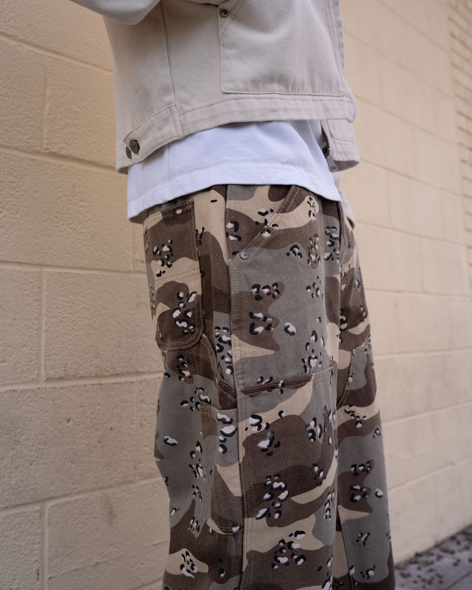 LIGHT CAMO CARPENTER PANTS