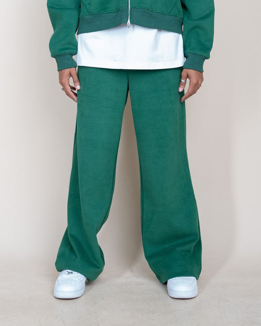 IRVINE GREEN WIDE LEG SWEAT PANT