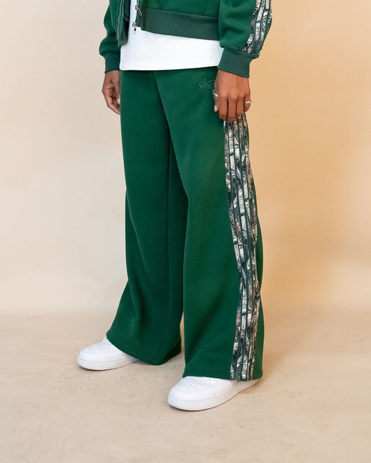 Irvine Green Camo Striped Baggy Pants