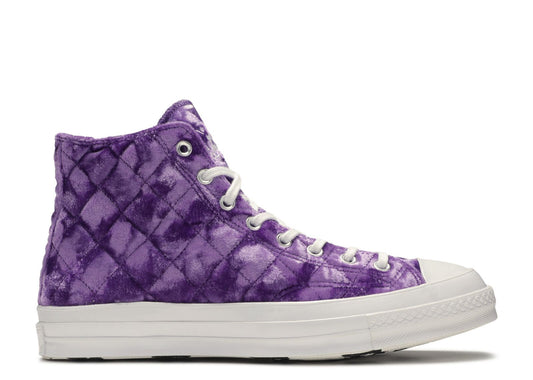 GOLF LE FLEUR X CHUCK 70 HI 'QUILTED VELVET TILLANDSIA PURPLE'