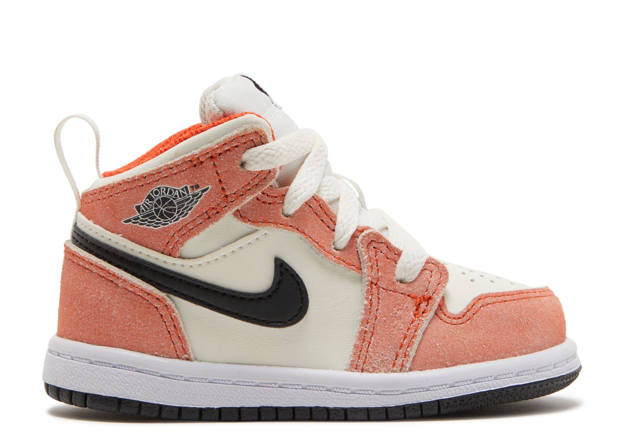 JORDAN 1 MID SE TD 'ORANGE SUEDE'