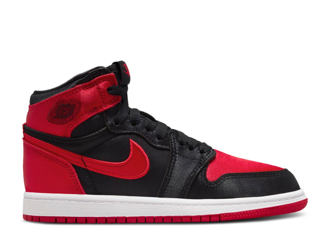 JORDAN 1 RETRO HIGH OG kids size 'SATIN BRED' 2023