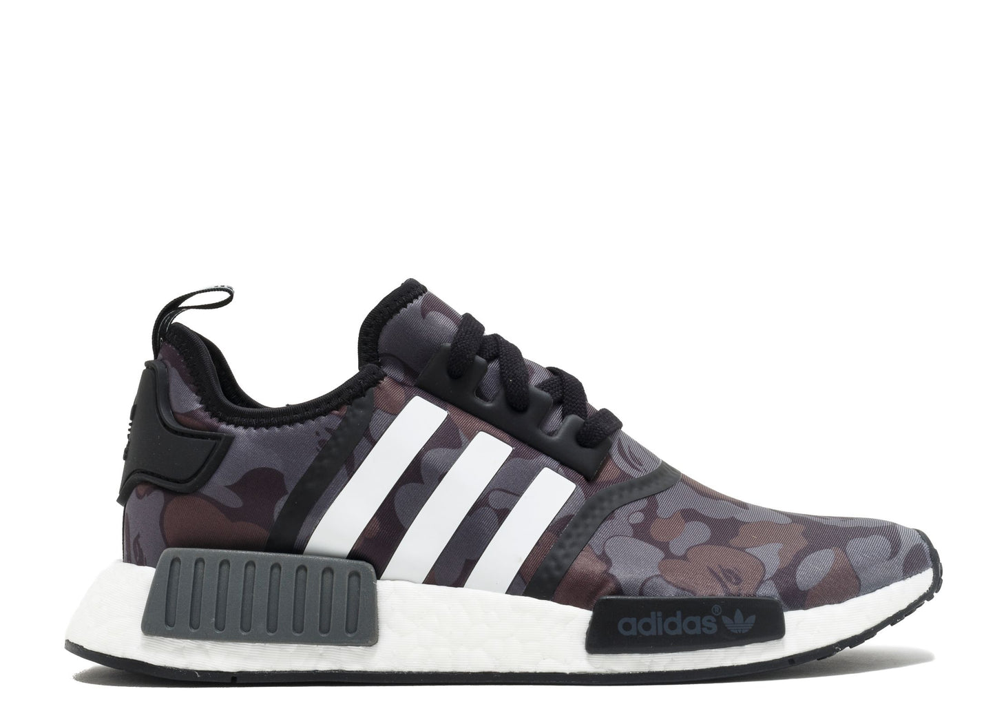 A BATHING APE X NMD_R1 'BLACK CAMO'