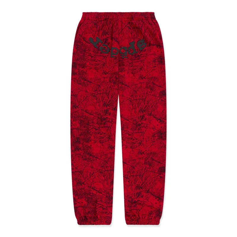 Sp5der Red Tree Camo Sweatpants