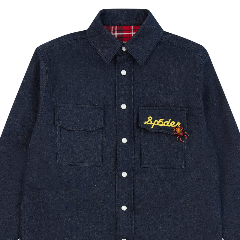 SP5DER 'ATLANTA DOWNS' DENIM LONGSLEEVE