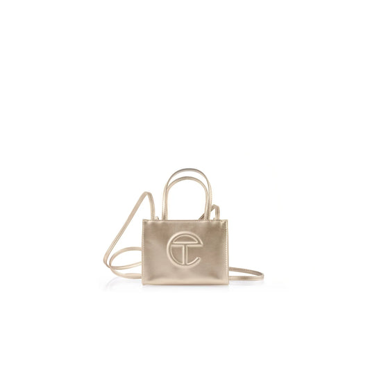 Telfar Small Gold bag