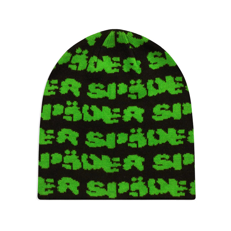 Sp5der green black skully